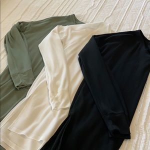 Lot of 3 Gap V-neck tunic tops